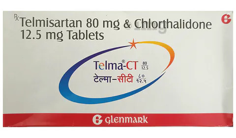 Telmisat Ct 80Mg/12.5Mg Tablets